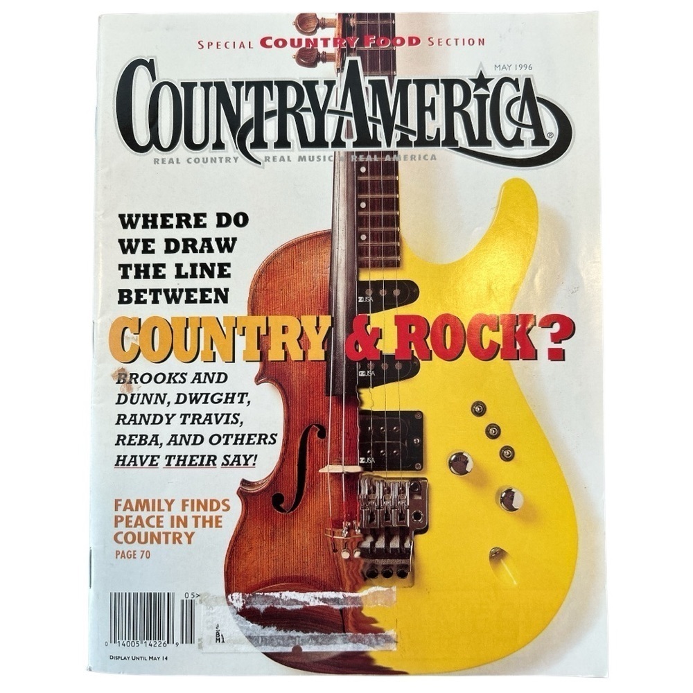 Vintage Country America Magazine Country & Rock Cover May 1996